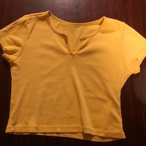 Brandy Melville John galt sunflower yellow top
